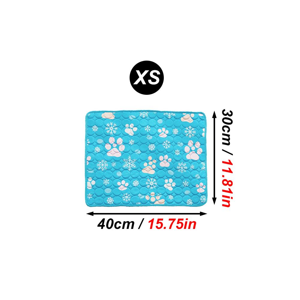 

Breathable Cartoon Print Pet Cooling Pad Foldable Summer Non-Slip Mat Sofa Mattress for Pet Small Dogs Cats Bed Kennels Car Seat