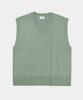 Lettercomo City Boy V-Neck Knit Vest_Mint