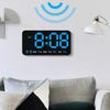 Dual Alarms LED Digital Clock 12/24H Format Table Alarm Clock Wall-mounted Clock  Living Room