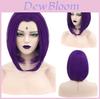 Raven Cosplay Wig With Hightemperature Silk For Halloween Party Costumes For Women