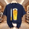 Funny Meme TShirt Cigarette And Beer Humor Joke Print T Shirt Unisex Fashion Casual Short Sleeve Streetwear Unisex Clothes Tops