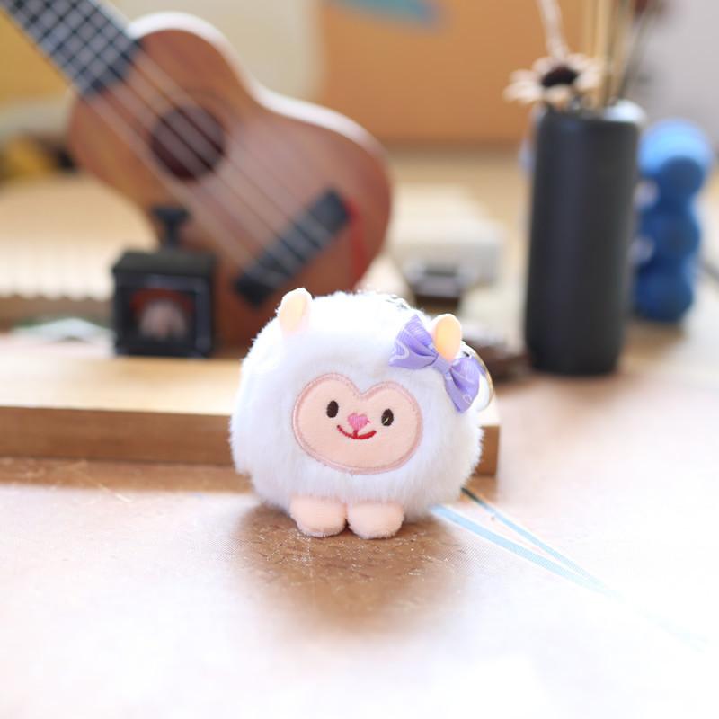 Cute Cute Aries Pendant Plush Toy Dolls Little Sheep Bag Hanging Keychain Dolls