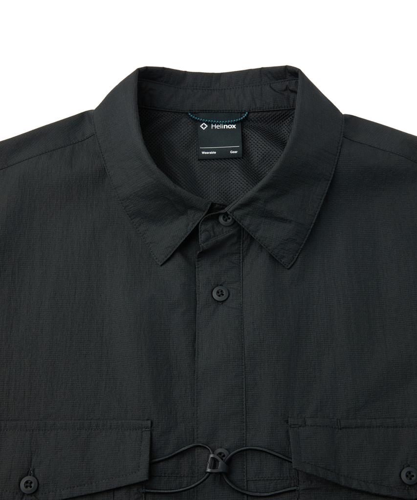 Hellinogseuweeo Light Pack Short Sleeve Shirt_Black