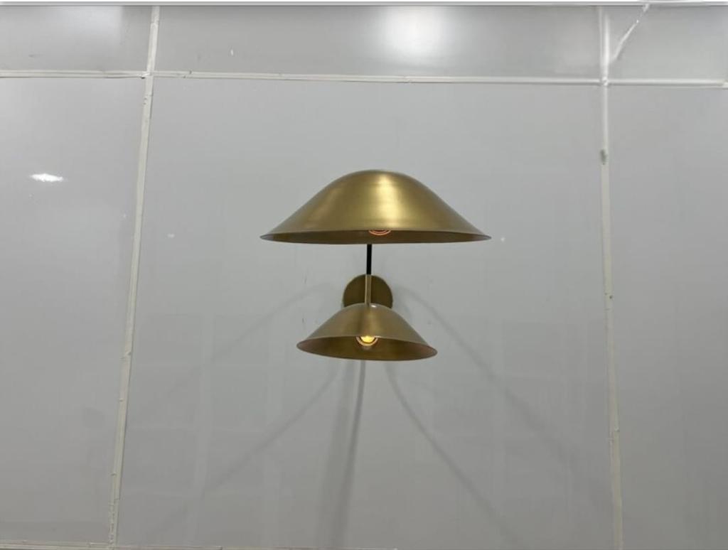 Raw Brass Modern Wall Sconce Mid Century Wall Lights Fixture Lobby Lights Bedroom Lights