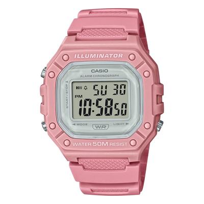 CASIO Standard Digitaluhr Günstige Casio Chipkashi Rose Pink Overseas Modell [Casio] W-218HC-4AV Herren Damen [Artikel]