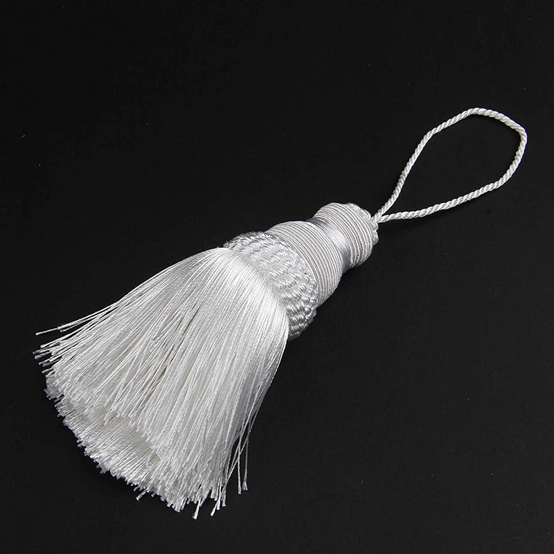 BELAVENIR Colorful Tassel Key Tassel Hanging Rope Silk Tassel Fringe Tassel Trim Garment Decoration DIY Accessories for Curtain and Home Decoration