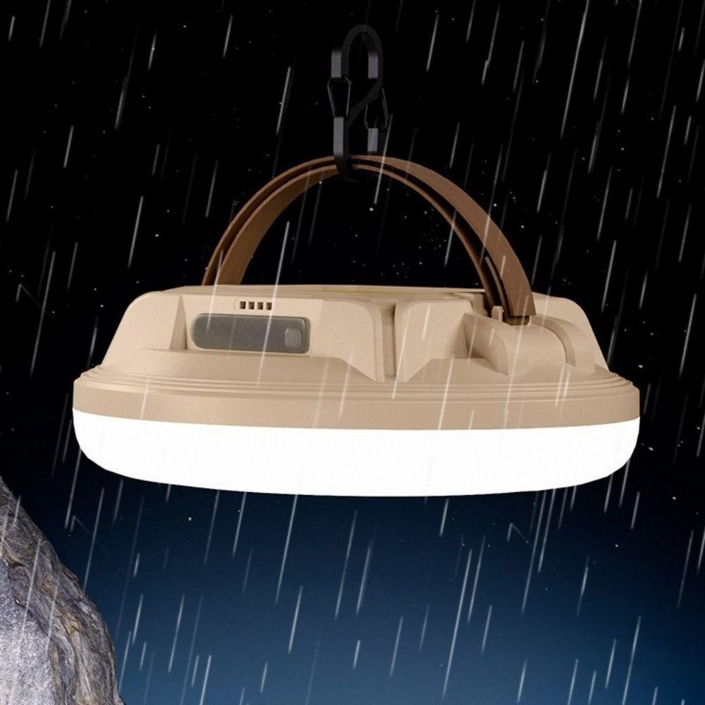Hanging Hook Solar LED Camping Light Rechargeable Battery Working Repair Lamp  Tent Use