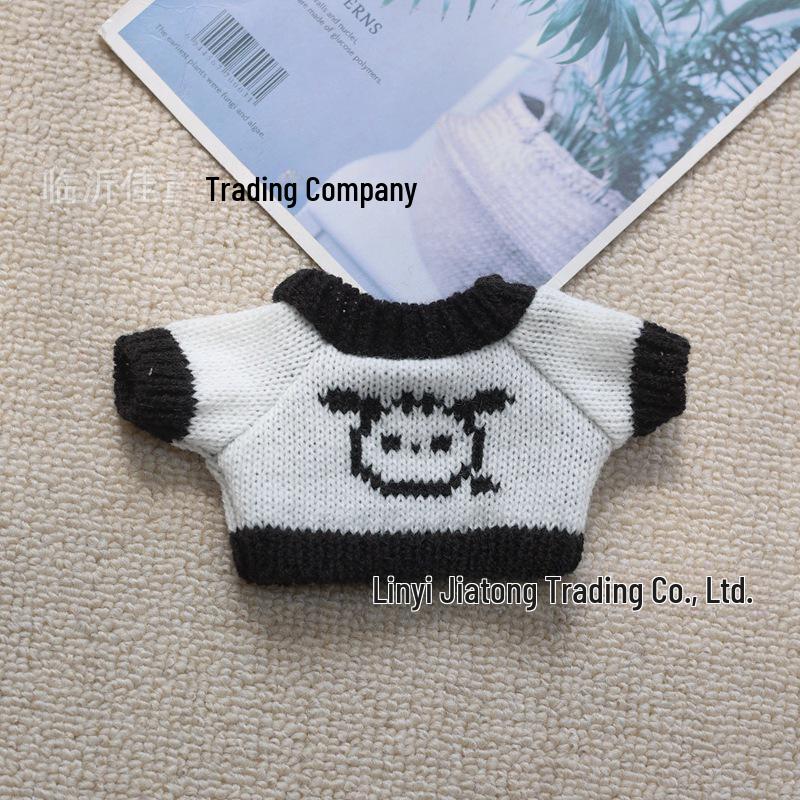 20cm Cotton Doll Accessories: Plush Dog Sweater, Scarf, Hat Set