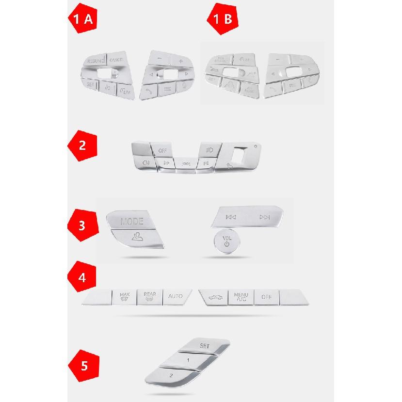 Car Steering Wheel Unlock headlight Buttons frame Covers Stickers Trim for BMW 3 series G20 G28  lnterior Auto