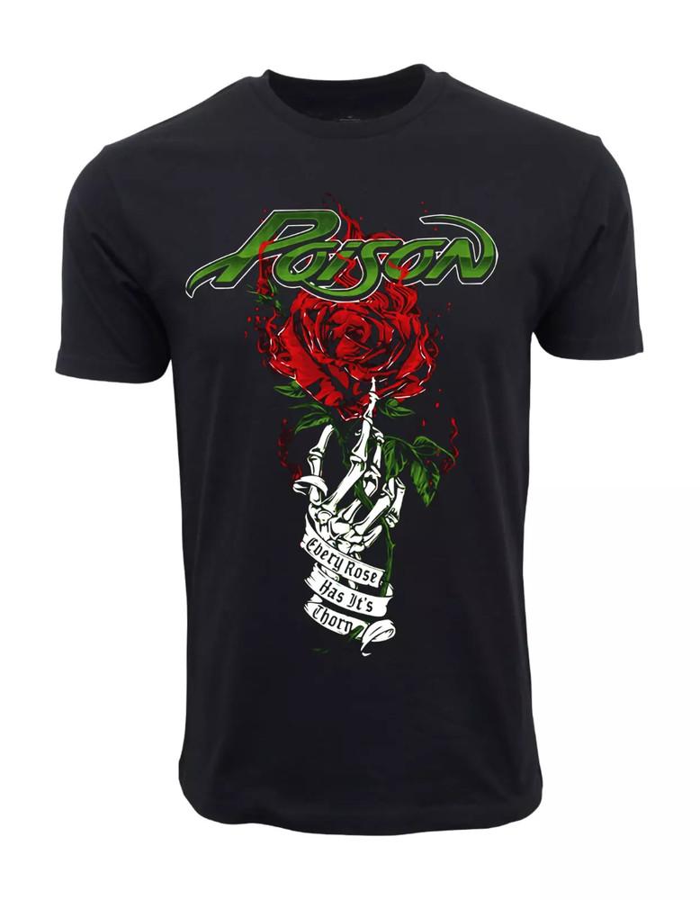 Poison Band Rose has its thorn T Shirt Full Size S-5XL Unisex T-Shirt S