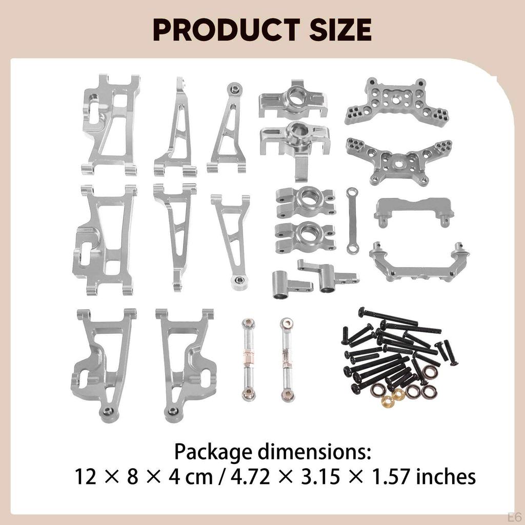1/14 RC Car Upgrades Front and Rear Shock Aluminum Alloy DIY Accessories Accessory Lower