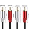 Reliable Double End 2RCA Stereo Audio Cable 2RCA Male to 2RCA Male Port Cord