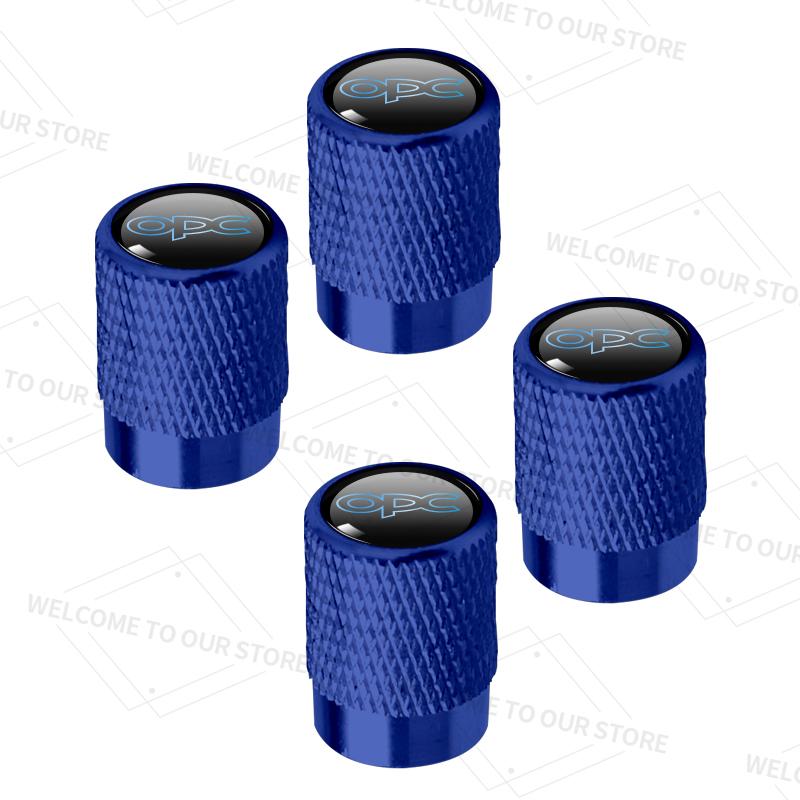 4pcs/1set For Opel OPC LINE Logo Mokka Antara Insignia VXR GSI GS GTC Car Valve Caps Wheel Tires Air Tyre Stem Protective Cover