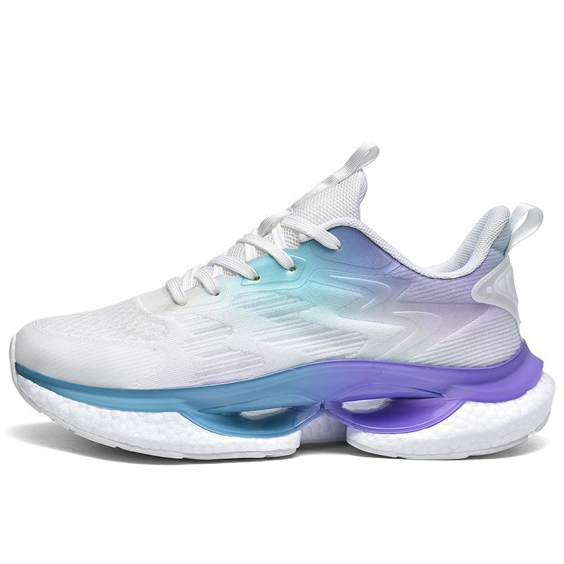 

Summer men s shoes luminous running shoes fashionable versatile trendy shoes real popcorn soft sole breathable sneakers 45