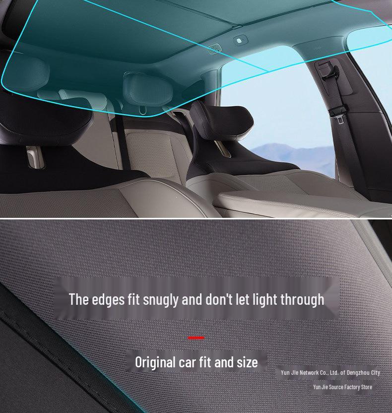 Cloud Realm Avatar 06 Suede Plush Roof Sunshade - Effective Static Cling Sun Protection