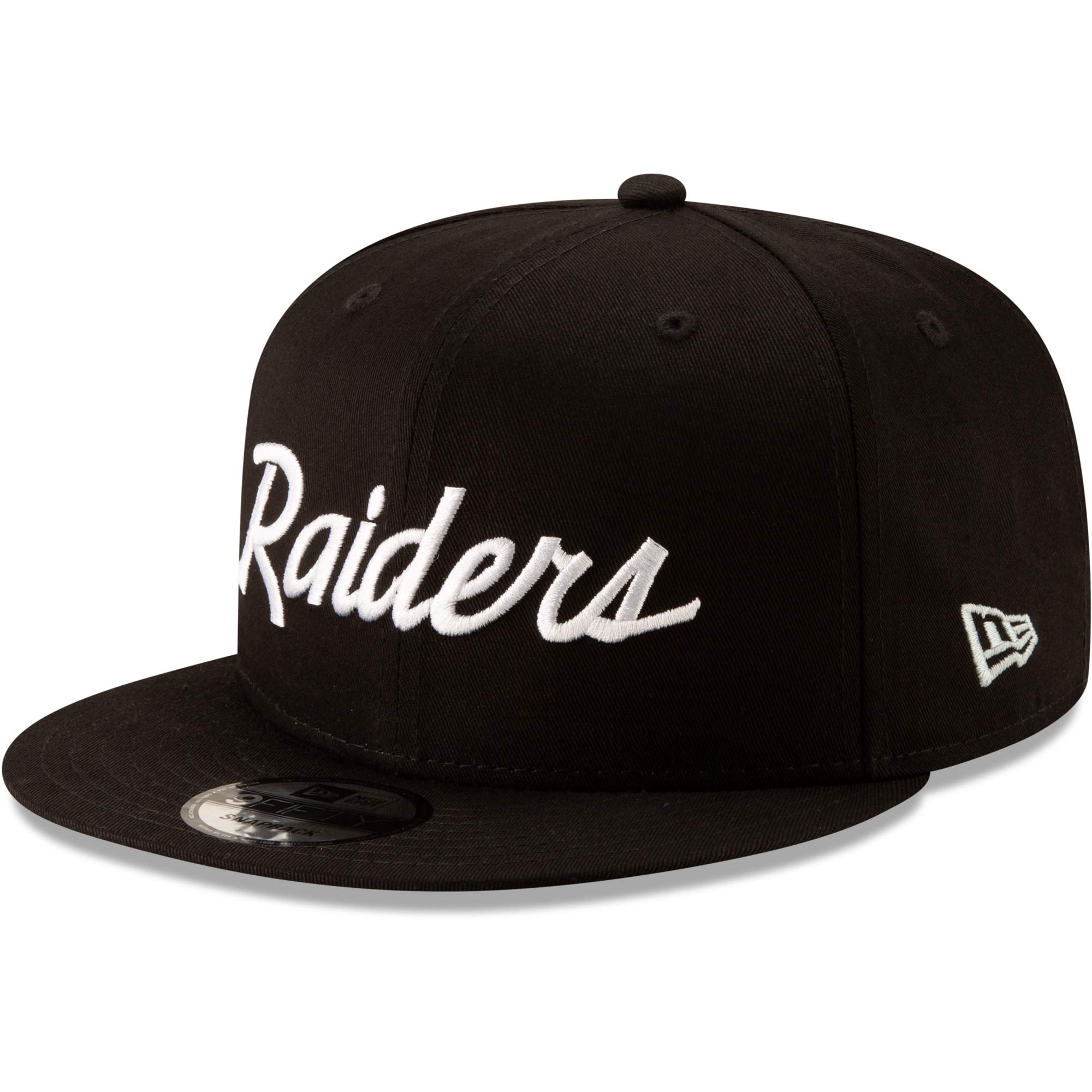

Новая кепка Oakland Raiders NFL черная белая надпись 9FIFTY Snapback регулируемая кепка для взрослых один размер чёрный