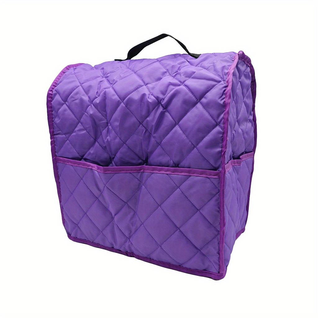 [Durable Stand Mixer Cover] Durable 1pc Multi-Color Stand Mixer Dust Cover with Side Storage Bag | Quilted Polyester, Perfect for Kitchen Appliances