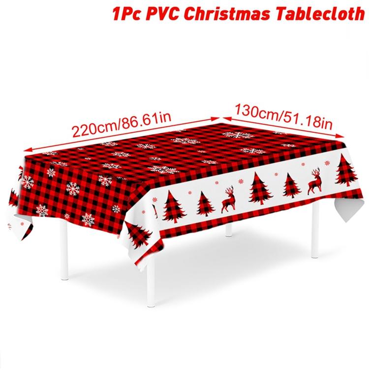 Christmas Tablecloth Merry Christmas Decorations For Home 2025 Navidad Noel Kerst Xmas Table Decor Gifts New Year 2026 Natal