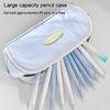 Large Capacity Pencil Case Double Layered Pencil Box Portable Stationery Storage Bag  School Office