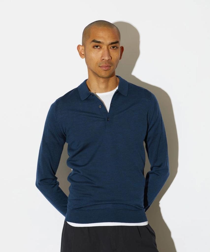 Jonseumedeulli Belper Merino Wool Polo Shirt Knit Seasonal 8 Colors (A Type)
