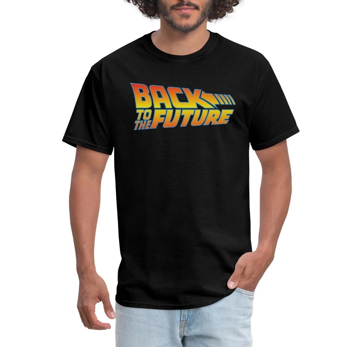 Back To The Future Logo Men s T-Shirt XXL