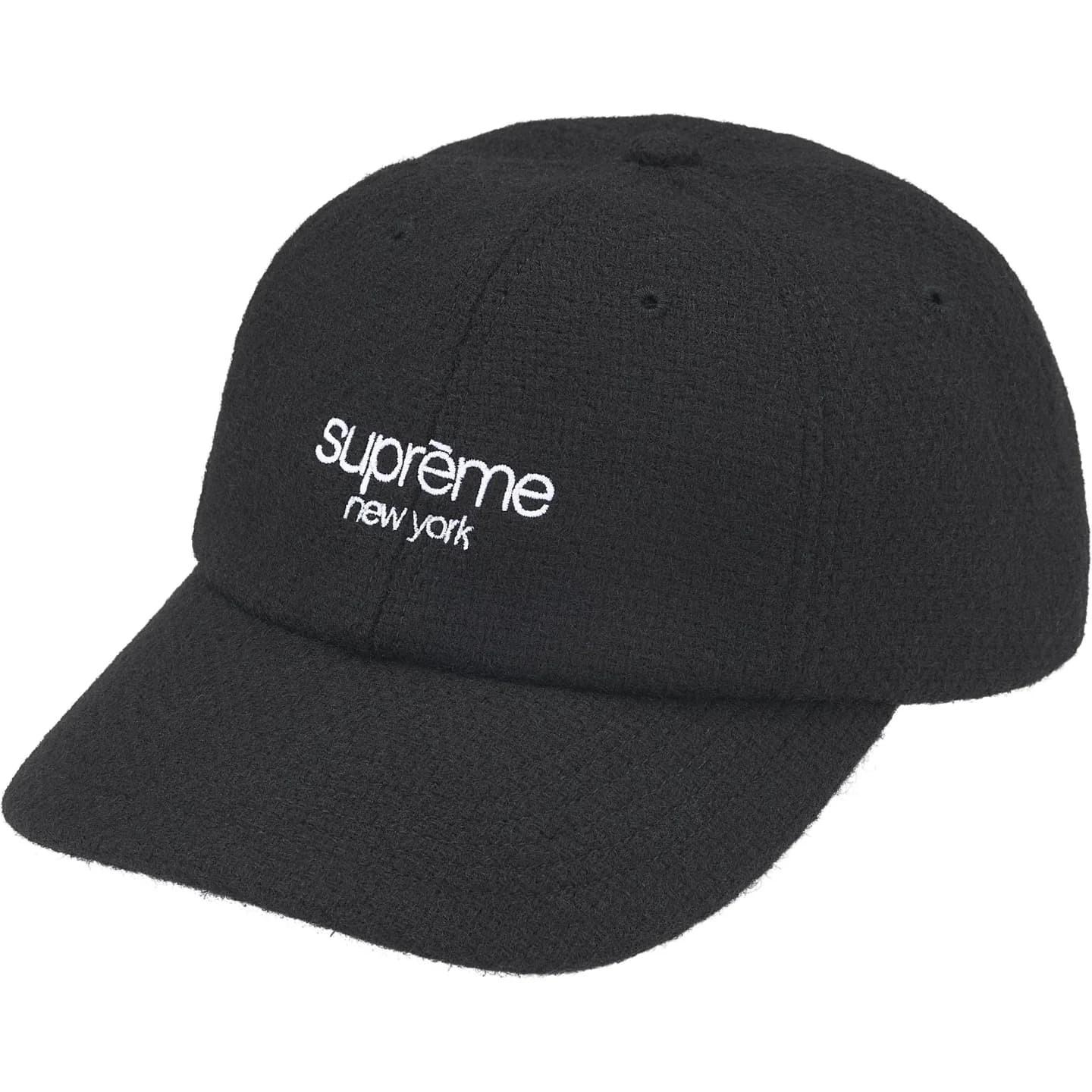 Supreme Harris Tweed 6-Panel Black One-Size