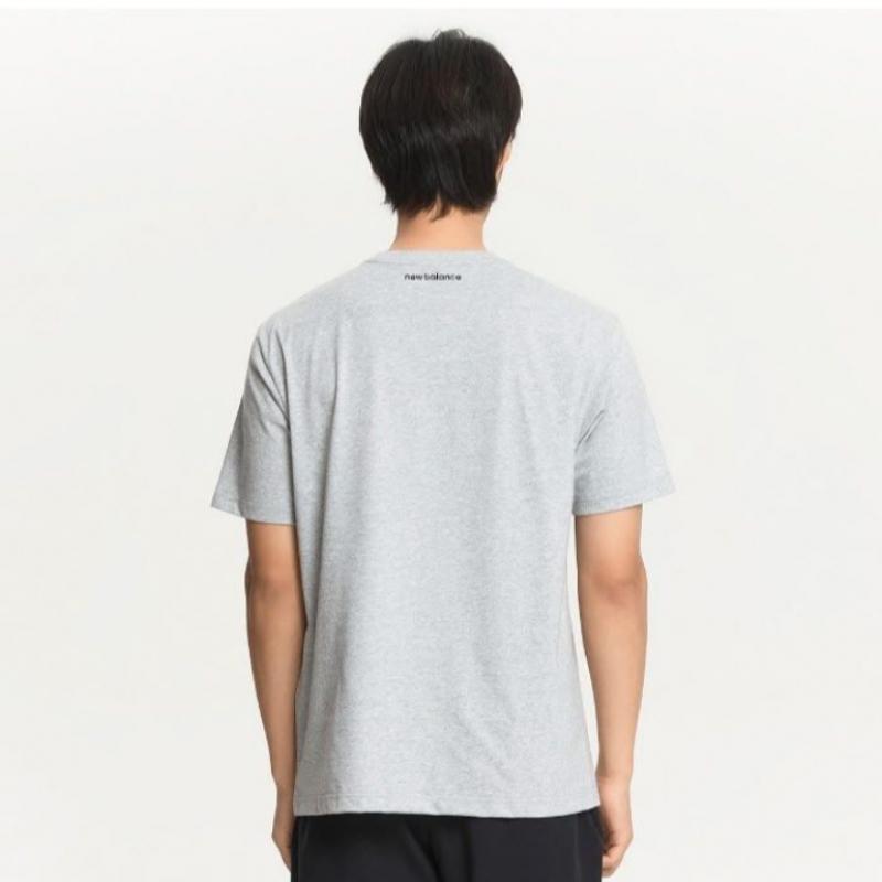 New Balance Half Club Public – Kurzarm-T-Shirt mit kleinem Logo, Nbnee21013 Ac