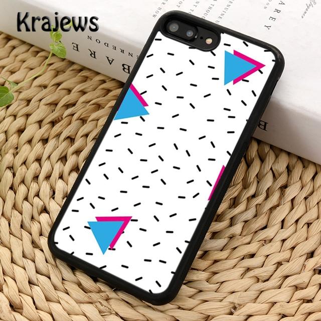 Krajews Memphis Motivo Astratto Custodia Morbida per Telefono Cover Per iPhone 14 5 6s 7 8 plus X XR XS 11 12 13 pro max Samsung S21 S22ultra