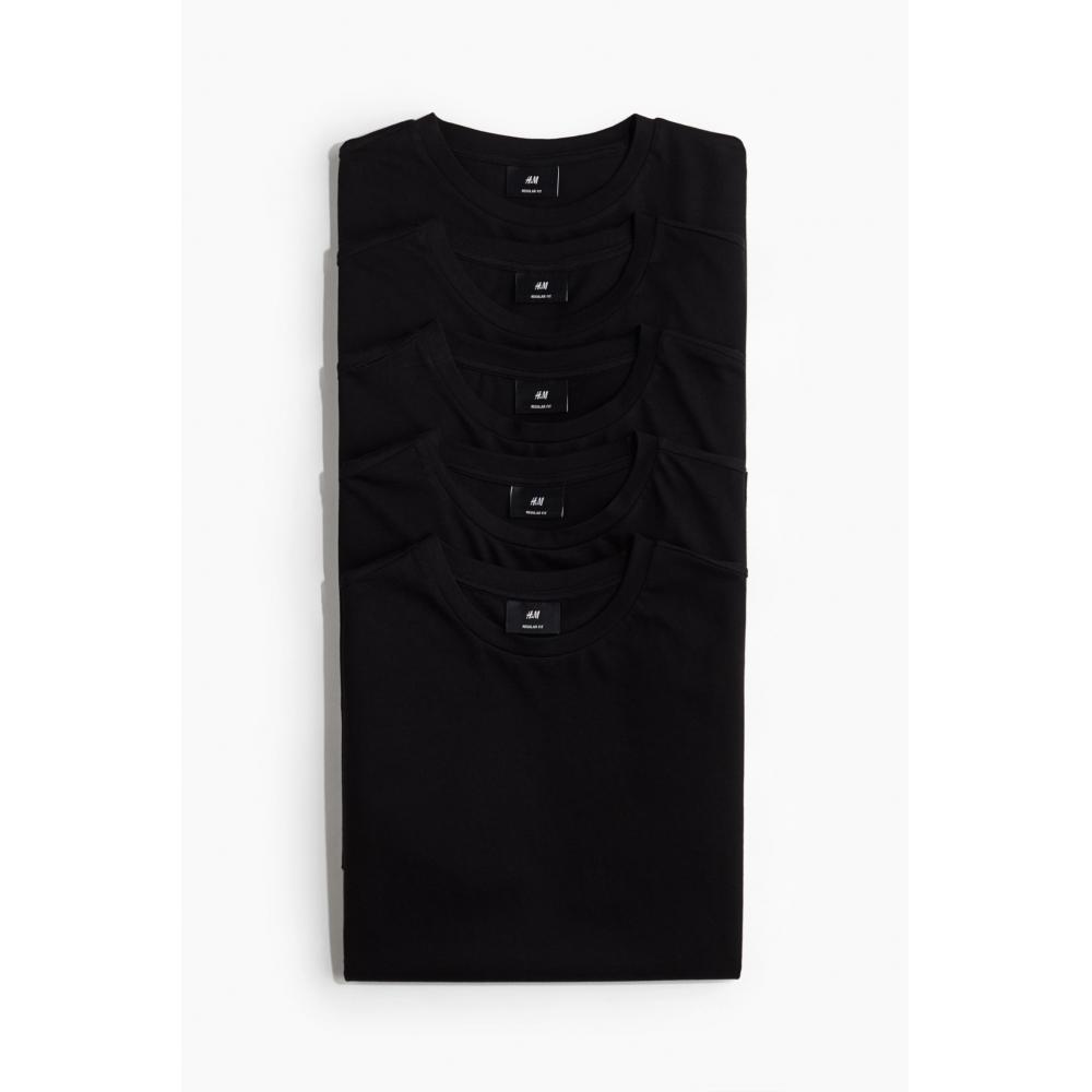 

HM 5 предметов Regular Fit футболка комплект белый желтый розовый L