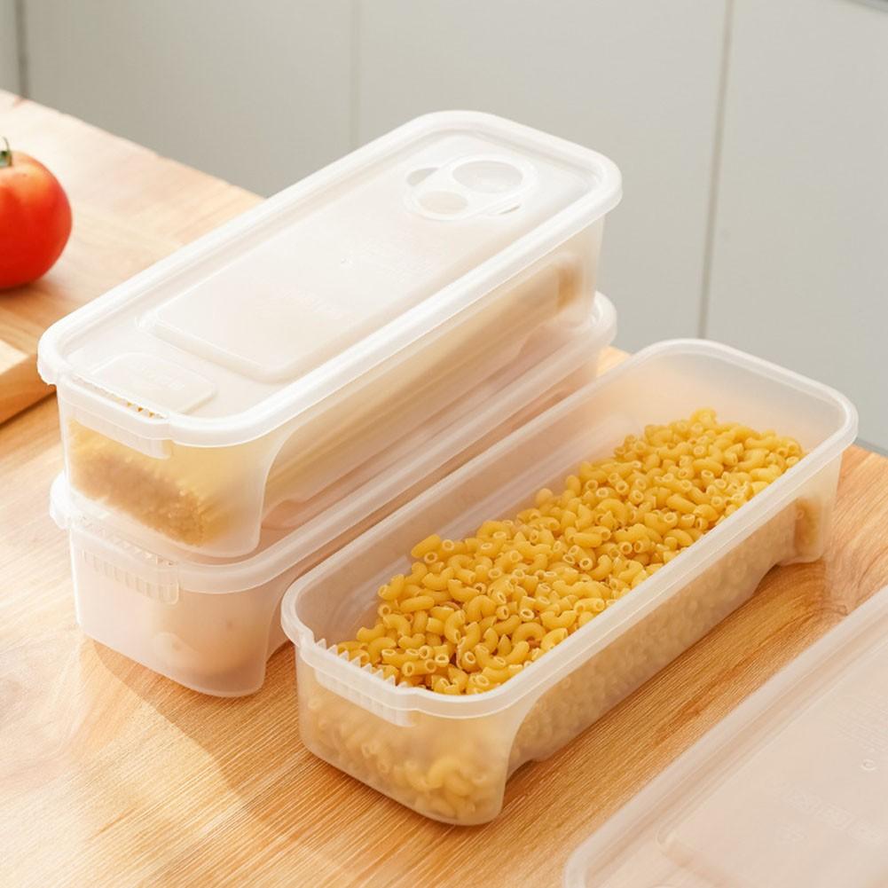 PP Cooking Box Pasta Practical Storage Box With 1.3L