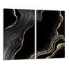 Glass Protective Stovetop Panel 2x30x52 Marble