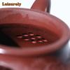200ml Handgefertigte Yixing Lila Ton Teekannen Handgefertigter Pan-Topf Rohe Erz Lila Schlamm Kessel Zisha Tee-Set Ornamente Trinkgeschirr Zubehör