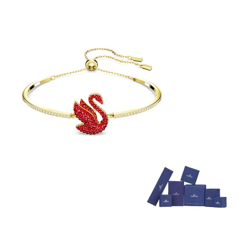 Swarovski Gold Plated Bangles Womens F-Original brand box (color random)