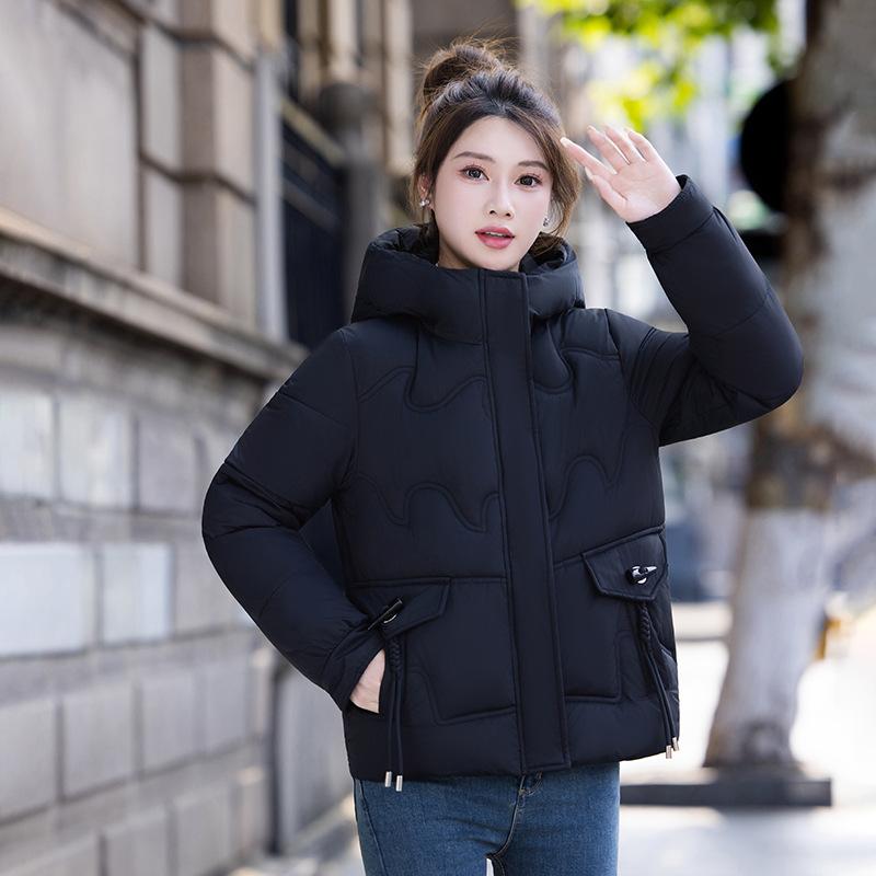 Winter New Thickened Padded Jacket Short Padded Jacket 2025 Slim Down Padded Jacket Hooded Jacket