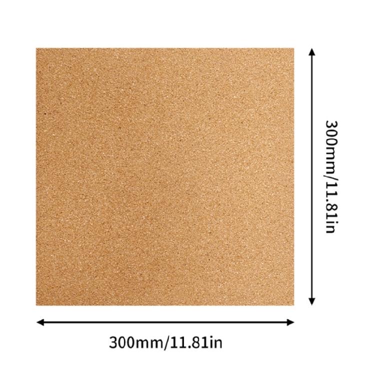 4Pcs/set Square Cork Board Cork Paper Bulletin Board 300mmx300mm Cork Paper Board for H2D 3D Printer Accessories