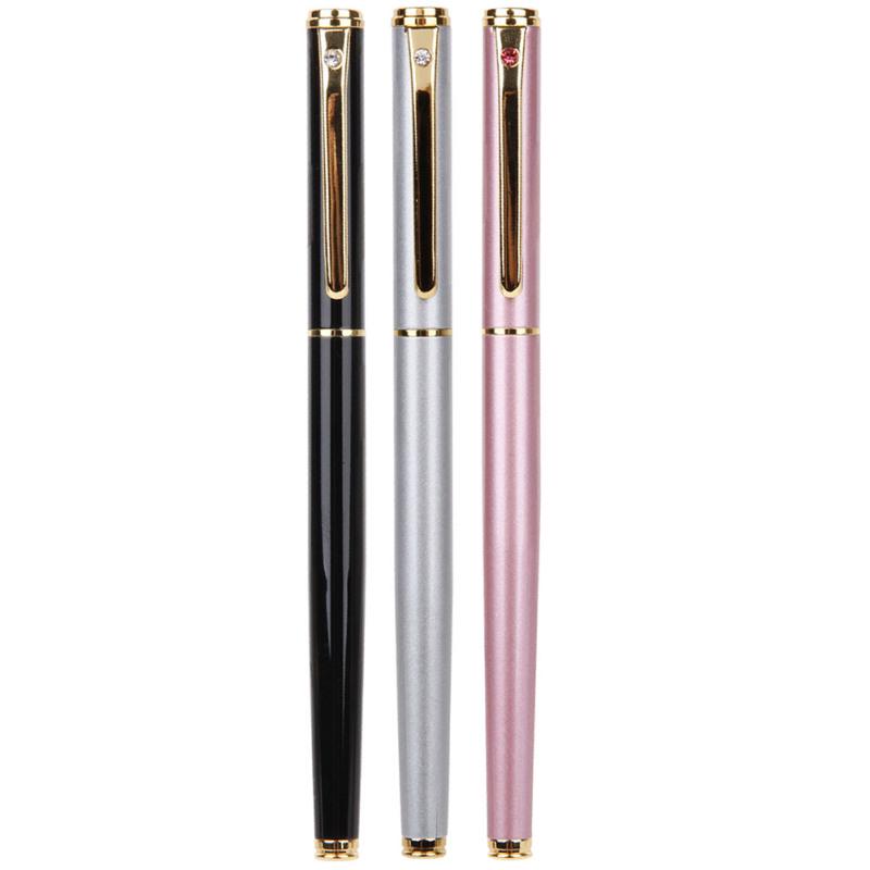 0.38mm Metal Ink Fountain Pen School & Office Supplies Stationery(Random Color)