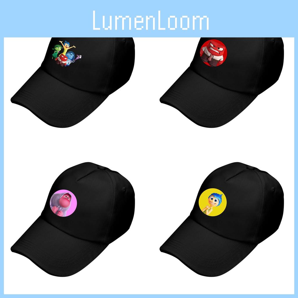 Inside Out Breathable Baseball Hat Cotton Sun Protection Anime Summer Fandom