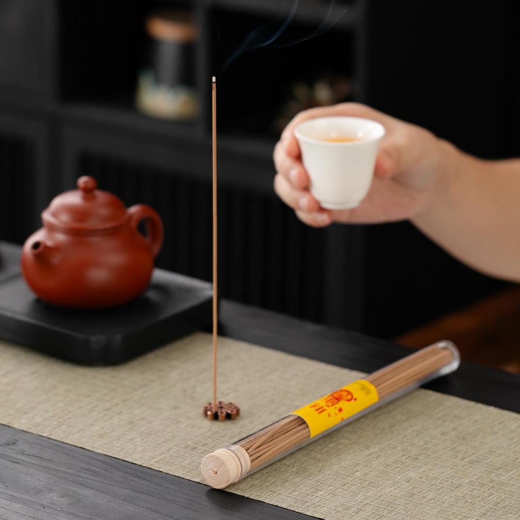 Treasure Trove Handmade Incense Sticks: Ancient Blend of Agarwood & Sandalwood for Fresh Indoor/Outdoor Air