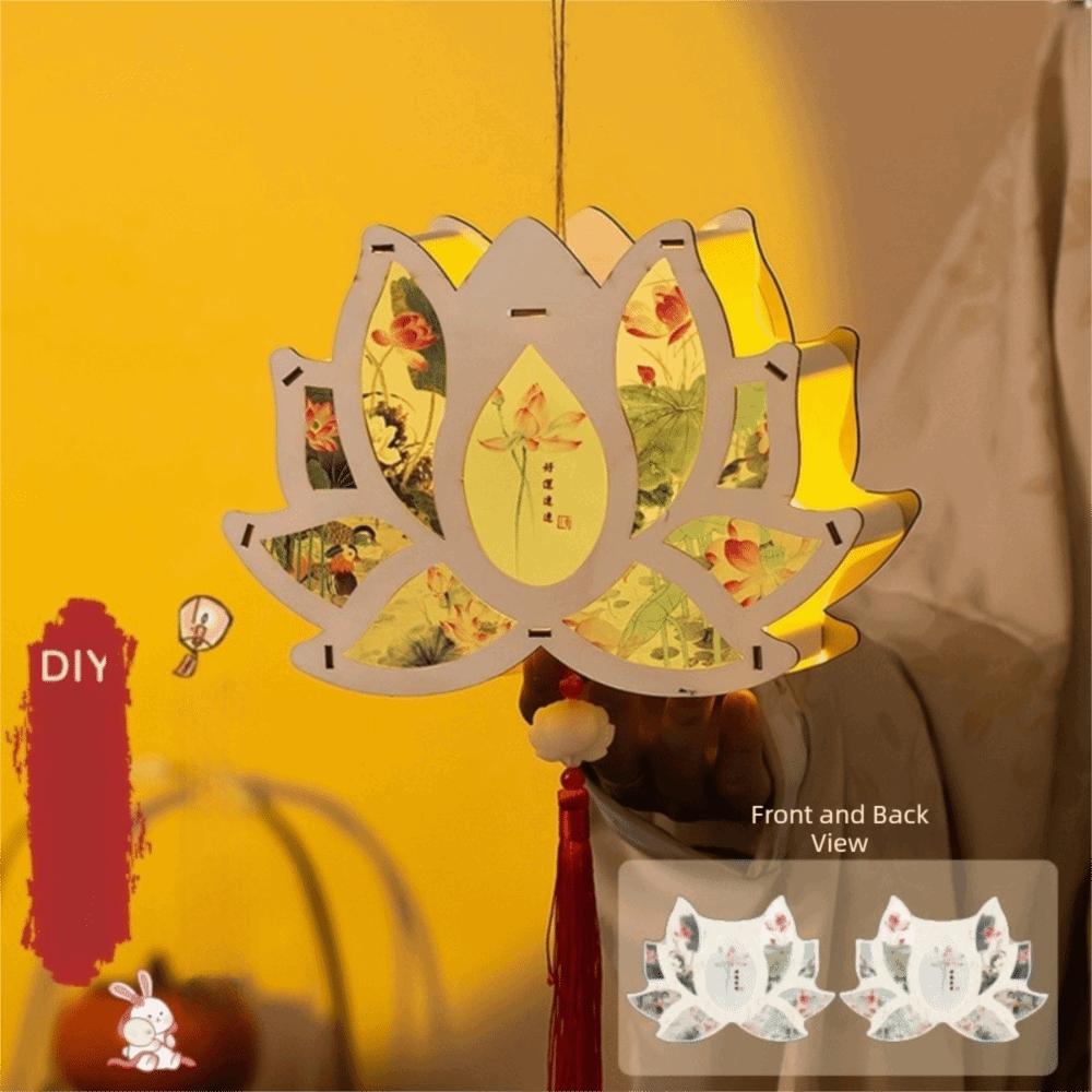 Cartoon Mondfest-Laterne Handgemachte Häschen-Laterne Handgefertigte Lampe Kinder-Hasenlaterne Täglich