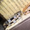 Seiko 18K Gold & Diamond Snake Bracelet: Women's 925 Sterling Silver, Double Circle, Mother-of-Pearl Inlay.