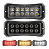 4/8/12 LED Truck LED Side Marker Light Strobe Flash Warning Light 12-24V Waterproof Lens Light for Trucks & Trailers