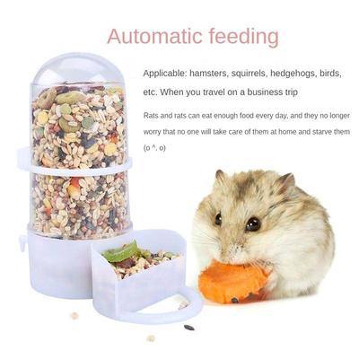 Hamster Automatic Pet Feeder Little Hamster Guinea Pig Supplies Djungarian Hamster Guinea Pig Rabbit Squirrel Rabbit Bird Food Basin