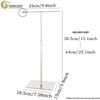 Stainless Steel T-Shaped Handbag & Scarf Display Stand