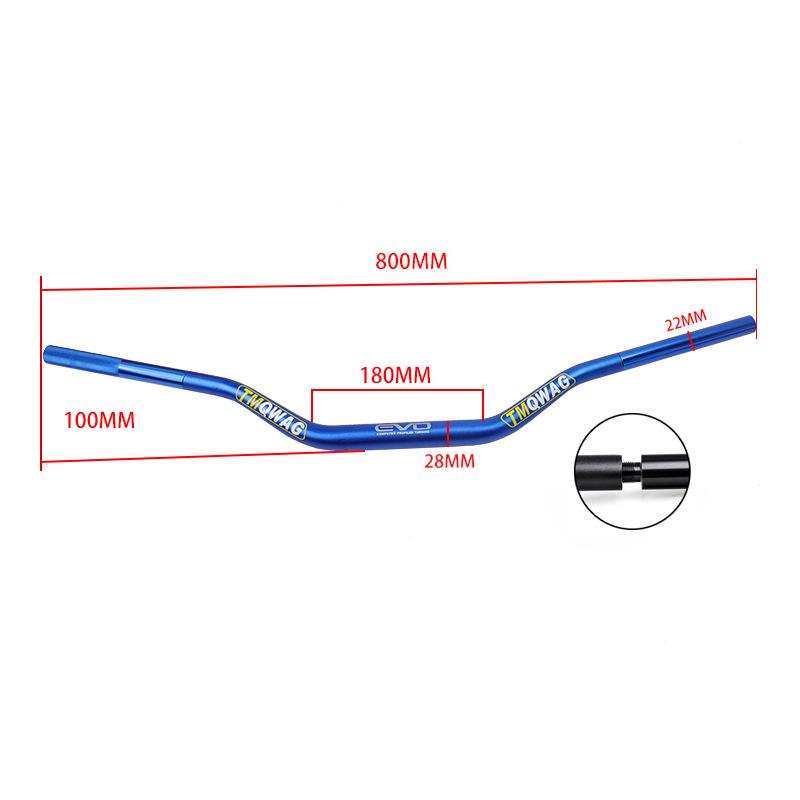 Universal Aluminum Alloy Segment Handlebar Accessories for Motorcycles