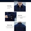 ROMON Men's Long-Sleeve Denim Shirt