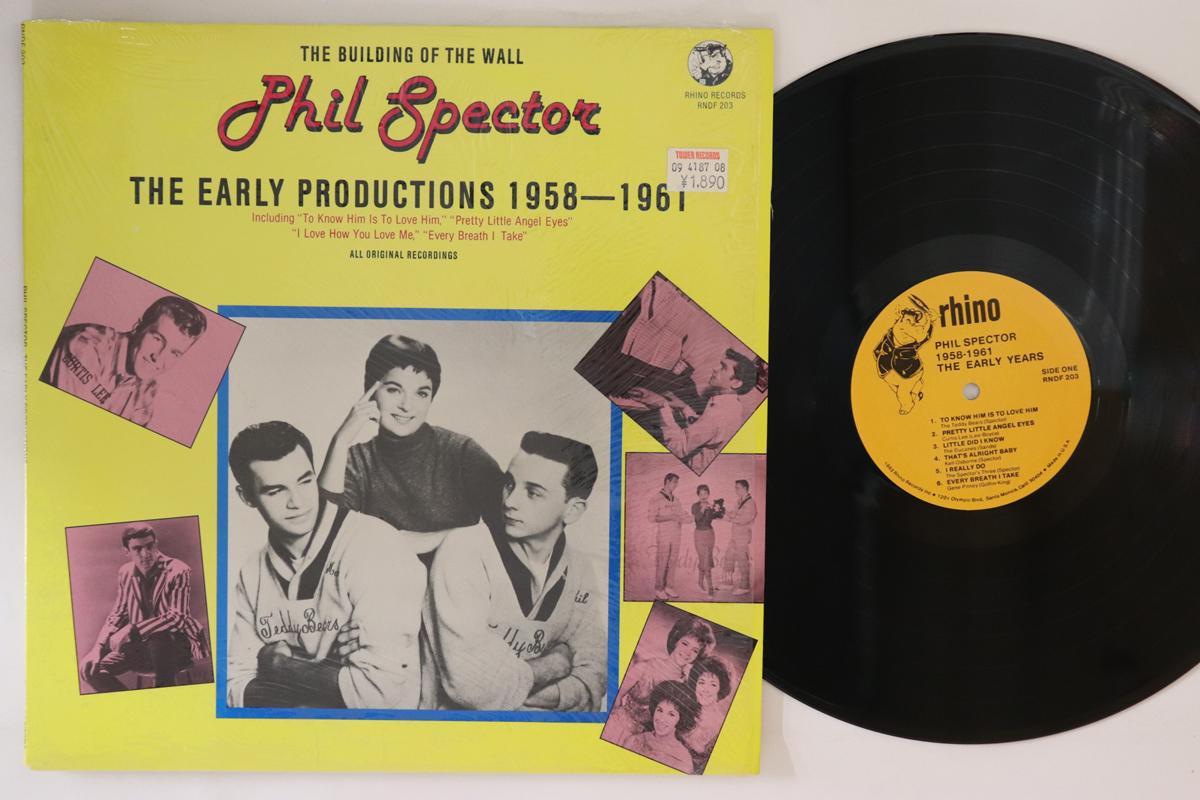 

LP Record PHIL SPECTOR - Early Productions 1958-1961 RNDF203 RHINO 1982 US Pop Used