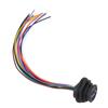 16 Pin Snap Type Connector with 0.2m Wire USB3.0 Receptacle IP67 Water Proof Rear Panel Mount