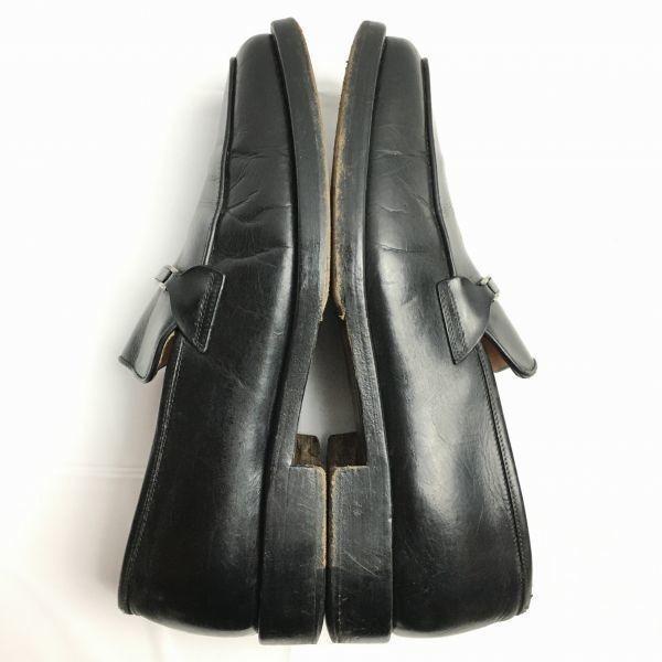 Salvatore Ferragamo Pantofi Business Loafer Slip-On Made in Italy Negru Mărimea 6.5EEE (24.5-25.0) a bărbaților(FOLOSIT)