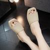 Women's Non-Slip Chunky Heel Slippers – Lightweight, Thick Sole, One-Strap Summer High Heels for Height Increase
