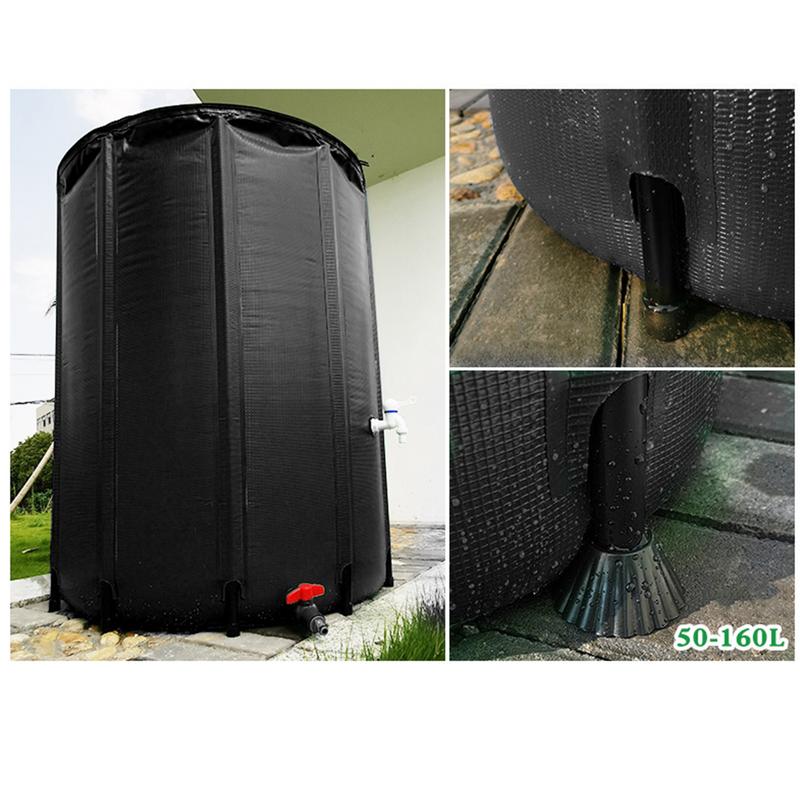200L Rain Water Recovery Storage Tank Garden Irrigation Water Bucket Collapsible Rain Barrel Rainwater Collection Container